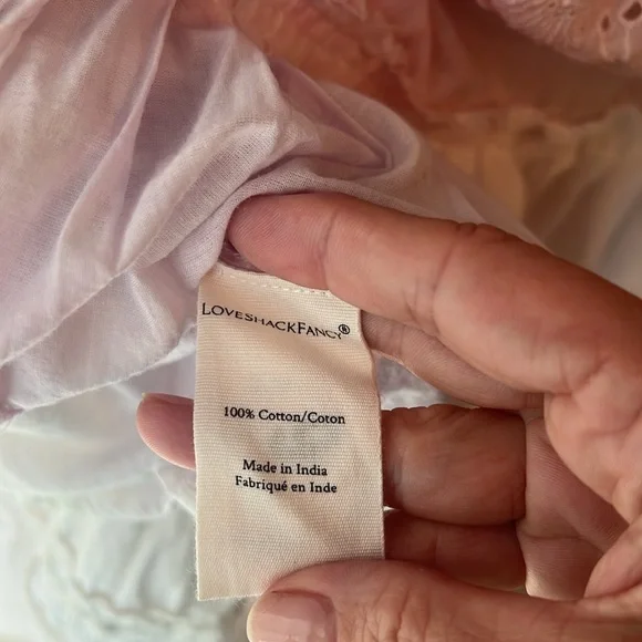 Love Shack Fancy tiered ruffle mini dress - Picture 9 of 14